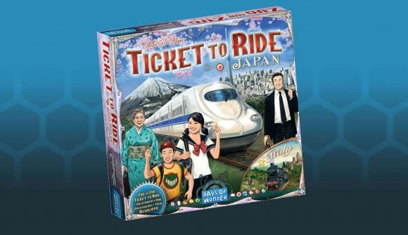 Ticket to Ride expansions - the box art for the Japan expansion to Ticket to Ride