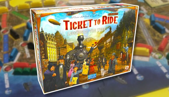 Ticket to Ride Legacy review - photo of board game box