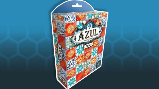 Azul Mini, one of the best travel board games