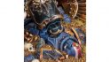 Warhammer 40k Abaddon the Despoiler - Games Workshop photo showing the new Abaddon model's armored boot on an Ultramarine corpse