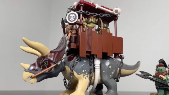Lego Warhammer- goblins on dinosaurs