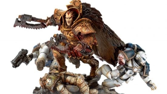 Warhammer 40k primarchs guide - Games Workshop image showing the Horus Heresy Forge World resin model of Angron