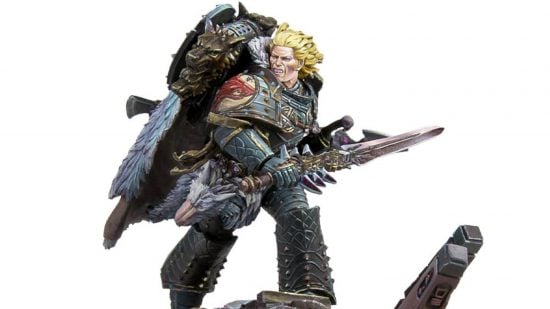 Warhammer 40k primarchs guide - Games Workshop image showing the Horus Heresy Forge World resin model of Leman Russ
