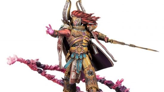 Warhammer 40k primarchs guide - Games Workshop image showing the Horus Heresy Forge World resin model of Magnus the Red
