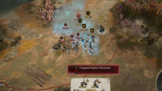 Warhammer Age of Sigmar Realms of Ruin engagement - units are locked into combat