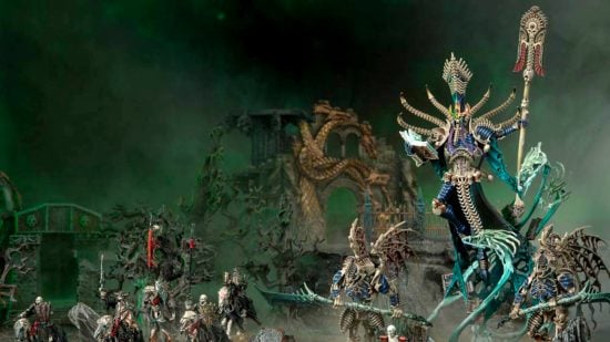 Warhammer Nagash guide - Games Workshop image showing the new Nagash model leading an undead army