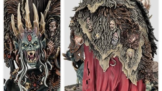 Warhammer preview: Ushoran, Mortarch of Delusion, is a giant ghoul who looks like a Dark Souls boss - details of cloak and face