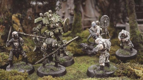 Converted bizarre miniatures from The Doomed, a wargame weirder than Warhammer with a focus on post-apocalyptic horror hunting