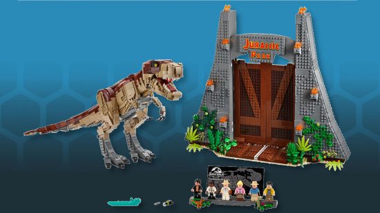 T-Rex Rampage, one of the best Jurassic World Lego sets