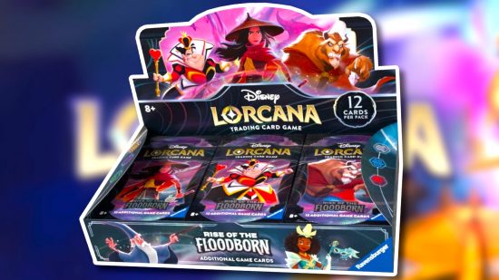 Best tabletop games of the year - Lorcana rise of the floodborn packs.