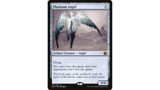 MTG artifact creatures - The MTG card Platinum Angel