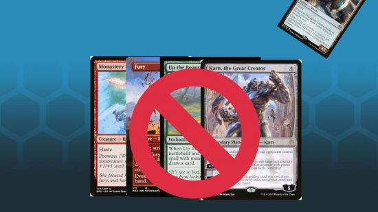 MTG banned cards with Smuggler's Copter escaping