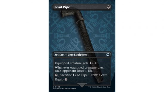 Clue MTG card lead pipe