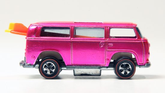 Pink Rear-Loading Beach Bomb, one of the most expensive Hot Wheels cars (photo from Bruce Pascal)