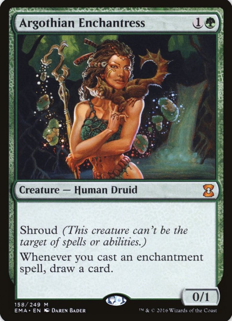 MTG shroud card, Argothian Enchantress