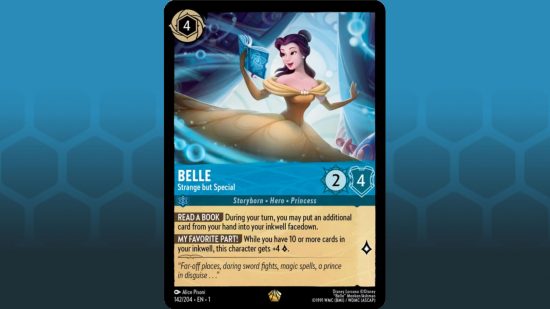 Belle, Strange but Special, one of the best Disney Lorcana cards