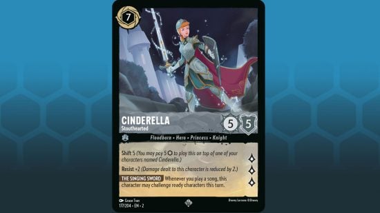 Cinderella, Stouthearted, one of the best Disney Lorcana cards