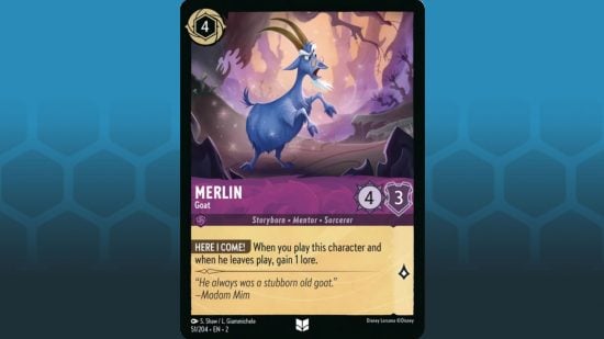 Merlin, Goat, one of the best Disney Lorcana cards
