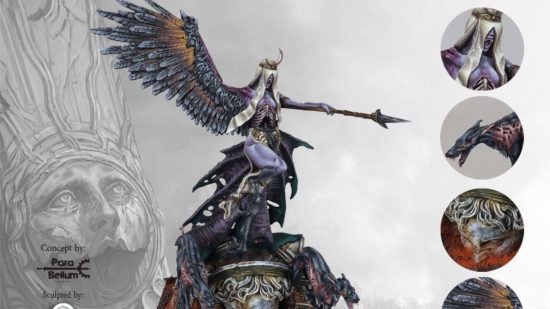 Conquest fallen divinity, a one-winged angel daemon