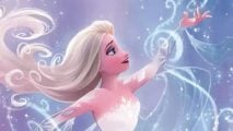 Disney Lorcana art showing Elsa