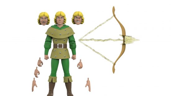 DnD action figure - hank from DnD tv show with interchangeable hands and faces.