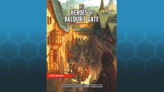 DnD book cover for Heroes of Baldur's Gate