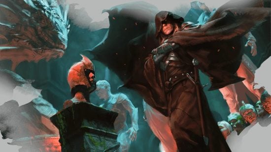 Wizards of the Coast art of a DnD Changeling 5e Rogue