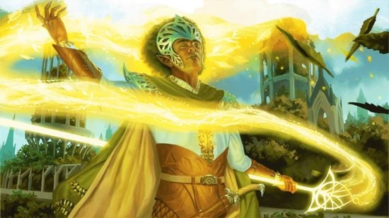 DnD Cleric subclasses 5e - Wizards of the Coast art of a Cleric casting a spell