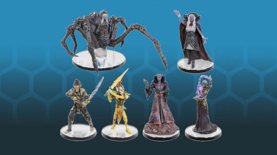 DnD minis a bunch of figures