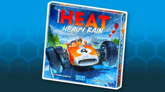 Heat Heavy Rain board game expansion box (photo by Days of Wonder)