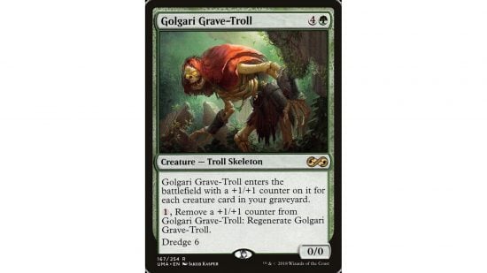 MTG banlist - The Magic: The Gathering card Golgari Grave-Troll