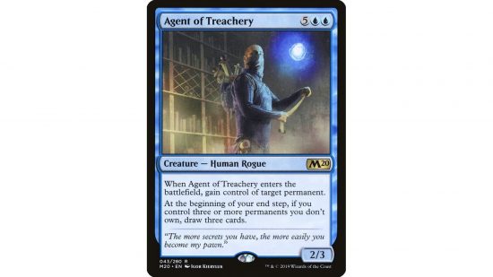 MTG banlist - The Magic: The Gathering card Agent of Treachery