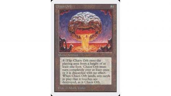 MTG banlist - The Magic: The Gathering card Chaos Orb