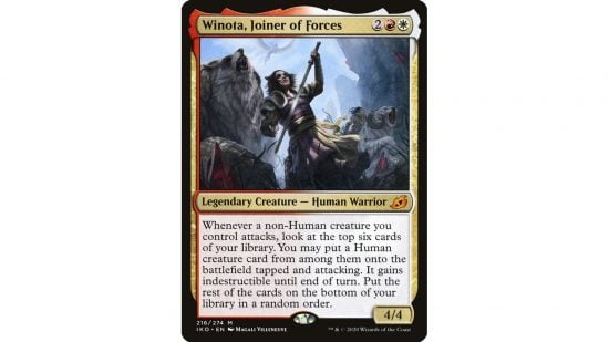 MTG banlist - The Magic: The Gathering card Winota Joiner of Forces