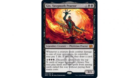 MTG card - Gix Yawgmoth Praetor