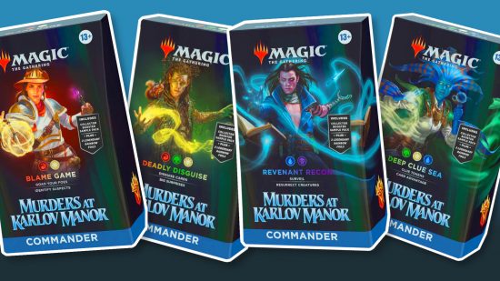 MTG Murders at Karlov Manor Commander decks from Wizards of the Coast