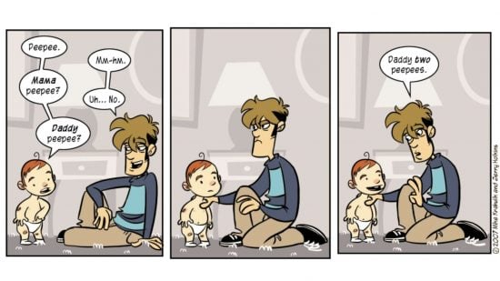 Penny Arcade webcomic - Tycho Brahe gives inaccurate anatomical information to his son