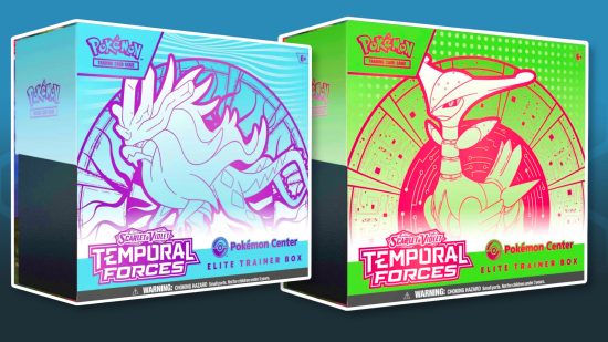 Pokemon TCG expansion Temporal Forces Elite Trainer Boxes
