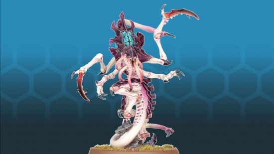 Space Marine 2 bosses we'd like to see - Neurolictor, a long-tailed, six-limbed monster with a huge cranium and tentacular mouth