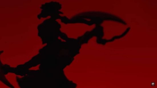 Warhammer Minis 2024 silhouette - Lumineth bladedancer