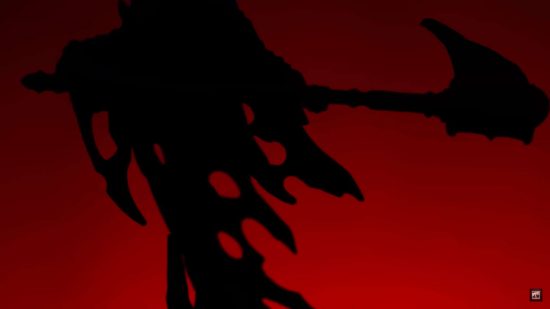 Warhammer Minis 2024 silhouette - Nighthaunt with scythe