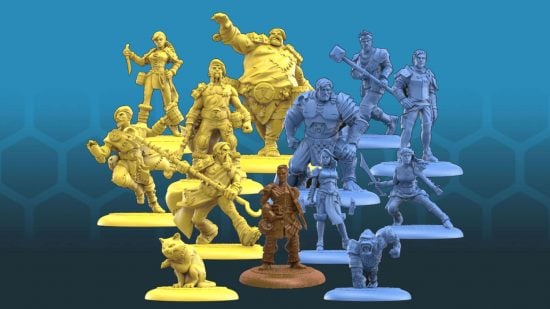 Best competitive wargames - Guild Ball starter sets, yellow brewers and blue masons