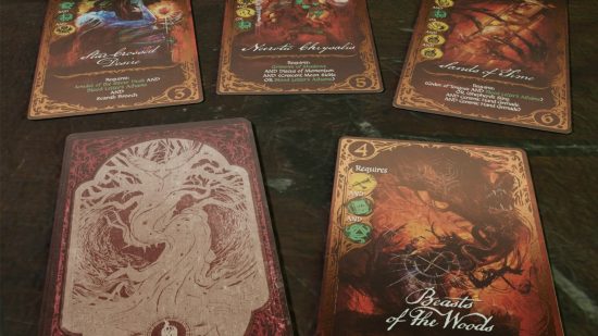 Betrayal Deck of Lost Souls curse cards