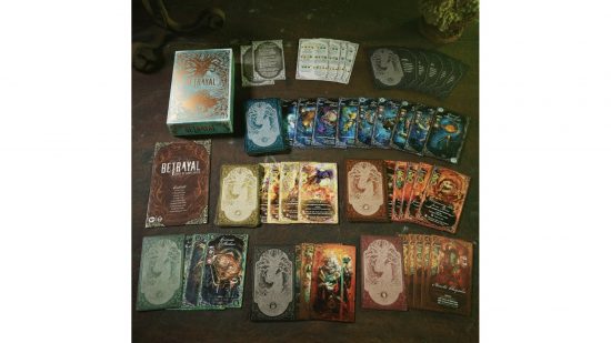 Betrayal Deck of Lost Souls all components