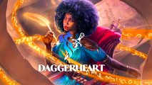 Daggerheart playtest - Darrington Press art of a woman holding a magical quill