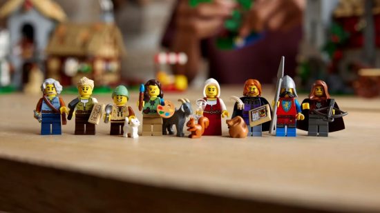 Lego medieval town square minifigures