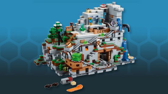 The Mountain Cave, one of the best Lego Minecraft sets