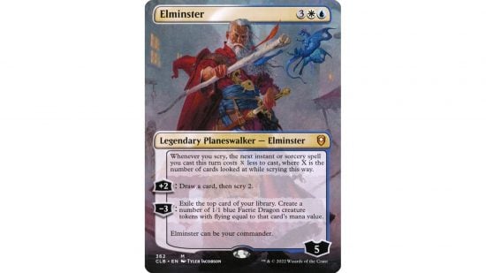 The MTG planeswalker card Elminster