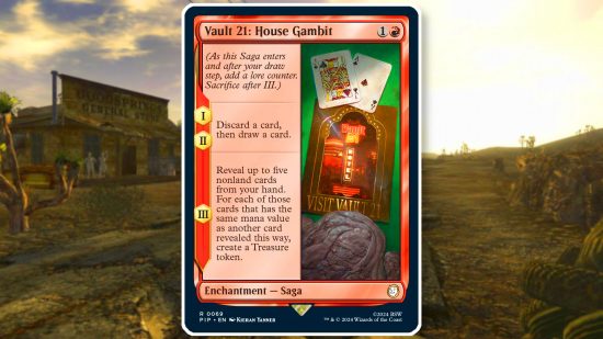 MTG Fallout card, Vault 21: House Gambit