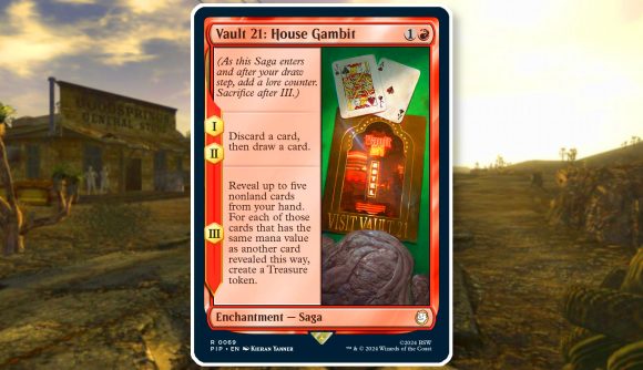 MTG Fallout card, Vault 21: House Gambit